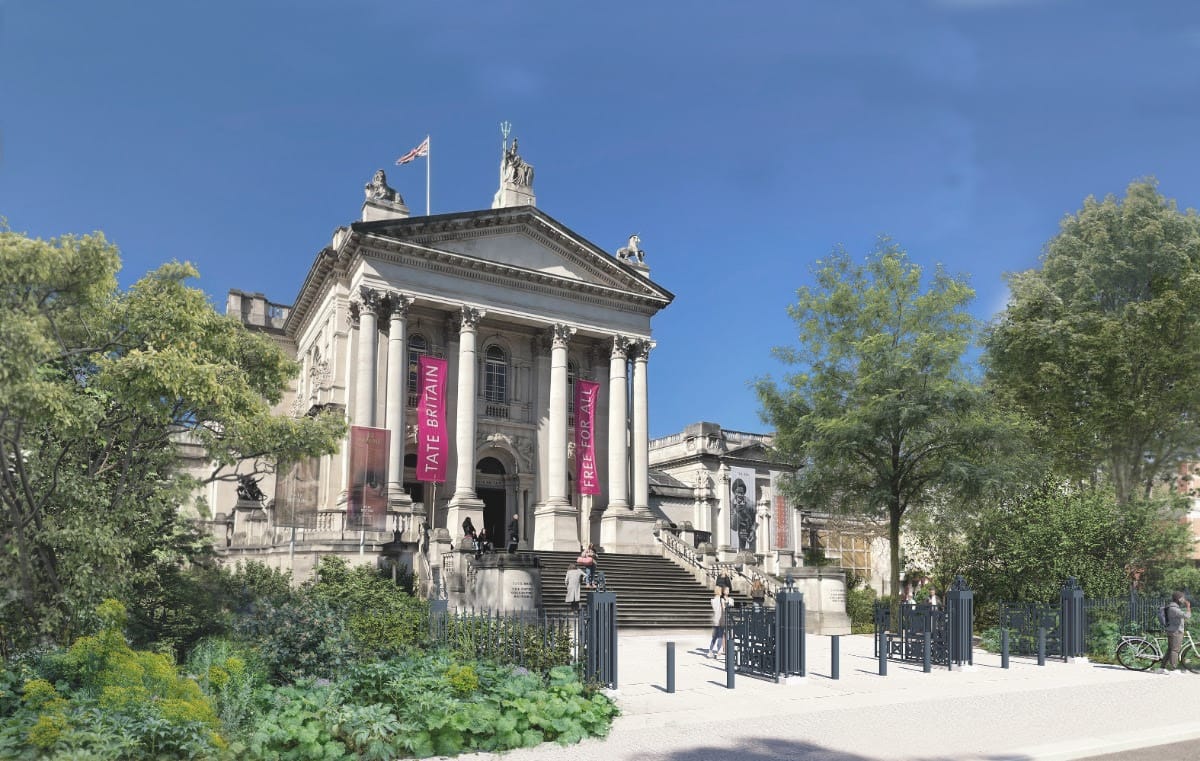 Progetti per il Clore Garden della Tate Britain. Immagine per gentile concessione dello studio Tom Stuart-Smith