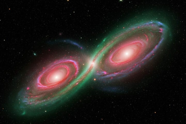 La Galassia Infinito: una collisione cosmica che forgia una nuova comprensione della genesi dei buchi neri