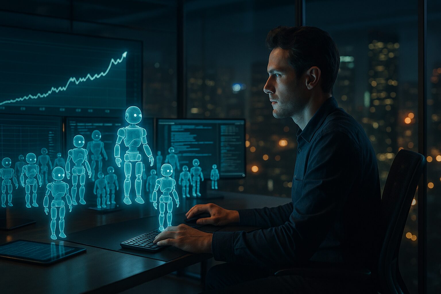 E se la tua startup fossi solo tu e 10.000 bot? Diventare un unicorno senza assumere nessuno